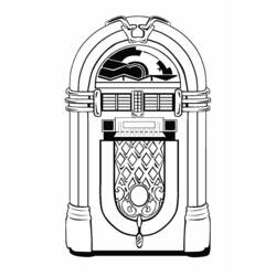 Dibujo para colorear: Instrumentos musicales (Objetos) #167294 - Dibujos para Colorear e Imprimir Gratis