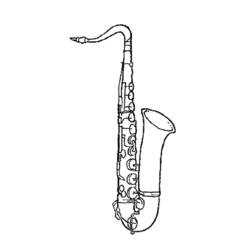 Dibujo para colorear: Instrumentos musicales (Objetos) #167306 - Dibujos para Colorear e Imprimir Gratis