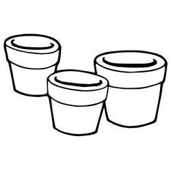 Dibujo Maceta (Objetos) #221270 para imprimir y colorear