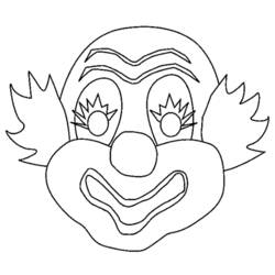 Dibujo para colorear: Máscara (Objetos) #120502 - Dibujos para Colorear e Imprimir Gratis