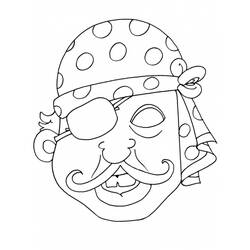 Dibujo para colorear: Máscara (Objetos) #120543 - Dibujos para Colorear e Imprimir Gratis