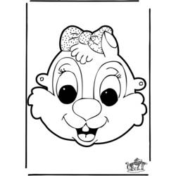 Dibujo para colorear: Máscara (Objetos) #120680 - Dibujos para Colorear e Imprimir Gratis