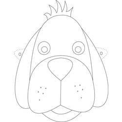 Dibujo para colorear: Máscara (Objetos) #120698 - Dibujos para Colorear e Imprimir Gratis