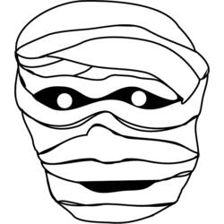 Dibujo para colorear: Máscara (Objetos) #120758 - Dibujos para Colorear e Imprimir Gratis