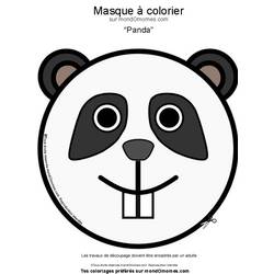Dibujo para colorear: Máscara (Objetos) #120829 - Dibujos para Colorear e Imprimir Gratis