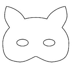 Dibujo para colorear: Máscara (Objetos) #120884 - Dibujos para Colorear e Imprimir Gratis