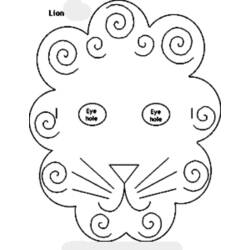 Dibujo para colorear: Máscara (Objetos) #120888 - Dibujos para Colorear e Imprimir Gratis