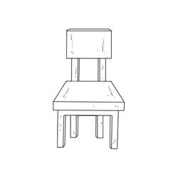 Dibujo Silla (Objetos) #180485 para imprimir y colorear