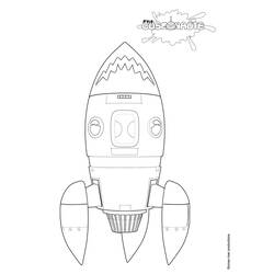 Dibujo para colorear: Astronauta (Ocupaciones) #87697 - Dibujos para colorear