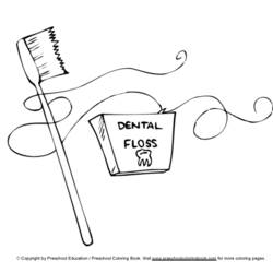 Dibujo para colorear: Dentista (Ocupaciones) #92853 - Dibujos para Colorear e Imprimir Gratis