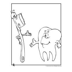 Dibujo para colorear: Dentista (Ocupaciones) #92858 - Dibujos para Colorear e Imprimir Gratis