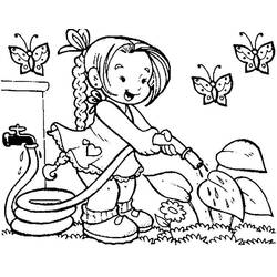 Dibujo para colorear: Jardinero (Ocupaciones) #98846 - Dibujos para Colorear e Imprimir Gratis