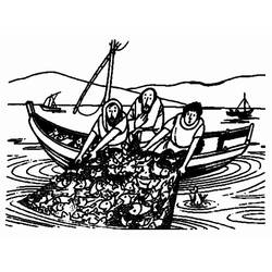 Dibujo para colorear: Pescador (Ocupaciones) #103970 - Dibujos para colorear