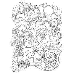 Dibujo para colorear: Arte Doodle (Otro) #190870 - Dibujos para Colorear e Imprimir Gratis