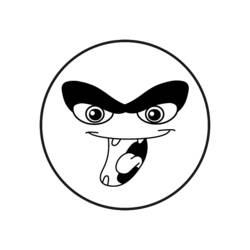 Dibujo para colorear: Emoticon (Otro) #115944 - Dibujos para Colorear e Imprimir Gratis