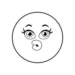 Dibujo para colorear: Emoticon (Otro) #115946 - Dibujos para Colorear e Imprimir Gratis