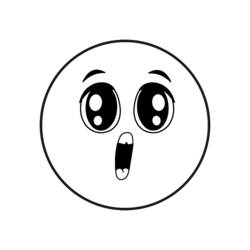 Dibujo para colorear: Emoticon (Otro) #115950 - Dibujos para Colorear e Imprimir Gratis