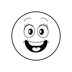 Dibujo para colorear: Emoticon (Otro) #115970 - Dibujos para Colorear e Imprimir Gratis