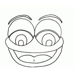 Dibujo para colorear: Emoticon (Otro) #116035 - Dibujos para Colorear e Imprimir Gratis