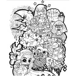 Dibujo Horror y Scary (Otro) #193659 para imprimir y colorear