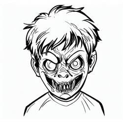Dibujo Horror y Scary (Otro) #193671 para imprimir y colorear