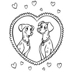Dibujo para colorear: 101 Dálmatas (Películas de Animación) #129163 - Dibujos para Colorear e Imprimir Gratis