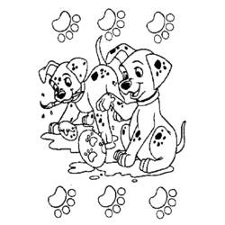Dibujo para colorear: 101 Dálmatas (Películas de Animación) #129197 - Dibujos para Colorear e Imprimir Gratis
