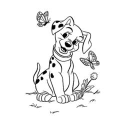 Dibujo para colorear: 101 Dálmatas (Películas de Animación) #129211 - Dibujos para Colorear e Imprimir Gratis
