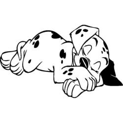 Dibujo para colorear: 101 Dálmatas (Películas de Animación) #129274 - Dibujos para Colorear e Imprimir Gratis
