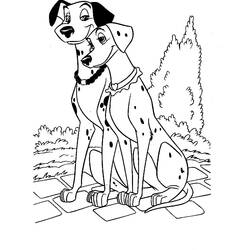 Dibujo para colorear: 101 Dálmatas (Películas de Animación) #129293 - Dibujos para Colorear e Imprimir Gratis
