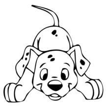 Dibujo para colorear: 101 Dálmatas (Películas de Animación) #129323 - Dibujos para Colorear e Imprimir Gratis