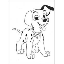 Dibujo para colorear: 101 Dálmatas (Películas de Animación) #129367 - Dibujos para Colorear e Imprimir Gratis