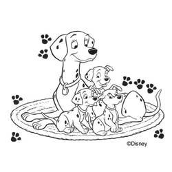 Dibujo para colorear: 101 Dálmatas (Películas de Animación) #129375 - Dibujos para Colorear e Imprimir Gratis