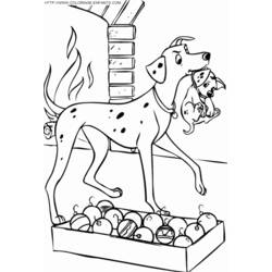 Dibujo para colorear: 101 Dálmatas (Películas de Animación) #129379 - Dibujos para Colorear e Imprimir Gratis