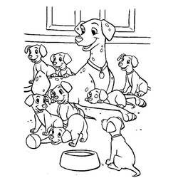 Dibujo para colorear: 101 Dálmatas (Películas de Animación) #129383 - Dibujos para Colorear e Imprimir Gratis