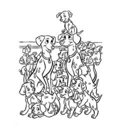 Dibujo 101 Dálmatas (Películas de Animación) #129391 para imprimir y colorear