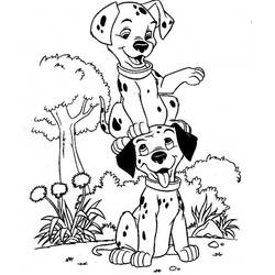 Dibujo para colorear: 101 Dálmatas (Películas de Animación) #129431 - Dibujos para Colorear e Imprimir Gratis