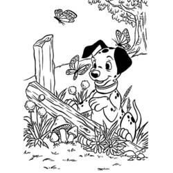 Dibujo para colorear: 101 Dalmatians (Películas de animación) #129168 - Dibujos para Colorear e Imprimir Gratis