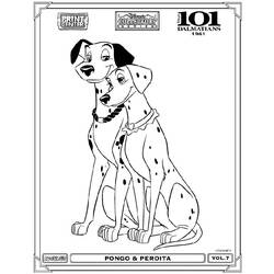 Dibujo para colorear: 101 Dalmatians (Películas de animación) #129178 - Dibujos para Colorear e Imprimir Gratis
