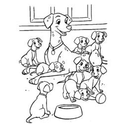 Dibujo para colorear: 101 Dalmatians (Películas de animación) #129199 - Dibujos para Colorear e Imprimir Gratis