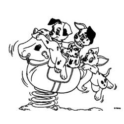 Dibujo para colorear: 101 Dalmatians (Películas de animación) #129233 - Dibujos para Colorear e Imprimir Gratis