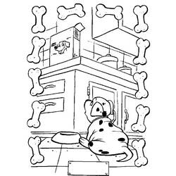 Dibujo para colorear: 101 Dalmatians (Películas de animación) #129290 - Dibujos para Colorear e Imprimir Gratis