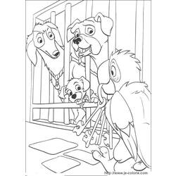 Dibujo para colorear: 101 Dalmatians (Películas de animación) #129301 - Dibujos para Colorear e Imprimir Gratis