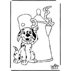 Dibujo para colorear: 101 Dalmatians (Películas de animación) #129307 - Dibujos para Colorear e Imprimir Gratis