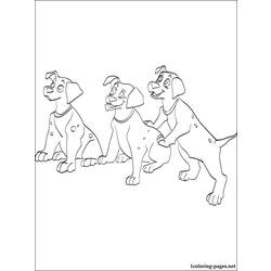 Dibujo para colorear: 101 Dalmatians (Películas de animación) #129309 - Dibujos para Colorear e Imprimir Gratis