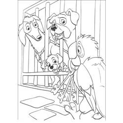 Dibujo para colorear: 101 Dalmatians (Películas de animación) #129313 - Dibujos para Colorear e Imprimir Gratis