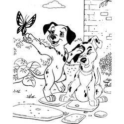 Dibujo para colorear: 101 Dalmatians (Películas de animación) #129319 - Dibujos para Colorear e Imprimir Gratis
