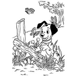 Dibujo para colorear: 101 Dalmatians (Películas de animación) #129321 - Dibujos para Colorear e Imprimir Gratis