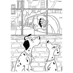 Dibujo para colorear: 101 Dalmatians (Películas de animación) #129324 - Dibujos para Colorear e Imprimir Gratis