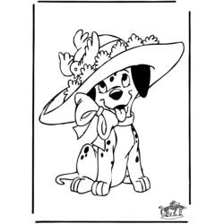 Dibujo para colorear: 101 Dalmatians (Películas de animación) #129330 - Dibujos para Colorear e Imprimir Gratis